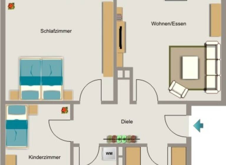 Wohnung zum Kauf provisionsfrei 229.000 € 3,5 Zimmer 67 m² 2. Geschoss Boschstraße 63 Holthausen Düsseldorf 40589