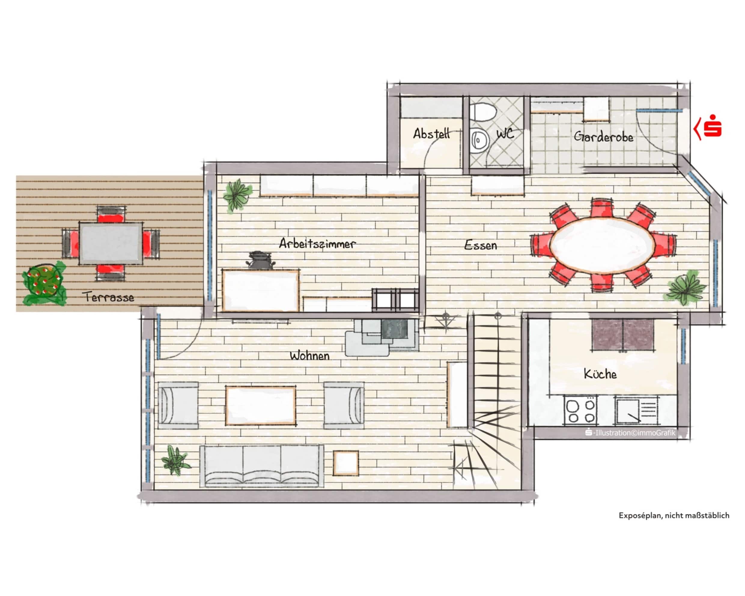 Reihenmittelhaus zum Kauf 345.000 € 5 Zimmer 127,7 m²<br/>Wohnfläche 372,5 m²<br/>Grundstück Haardt Schweinfurt 97422