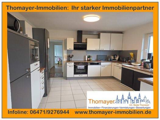 Wohnung zur Miete 960 € 4 Zimmer 120 m² 1. Geschoss Löhnberg 35792