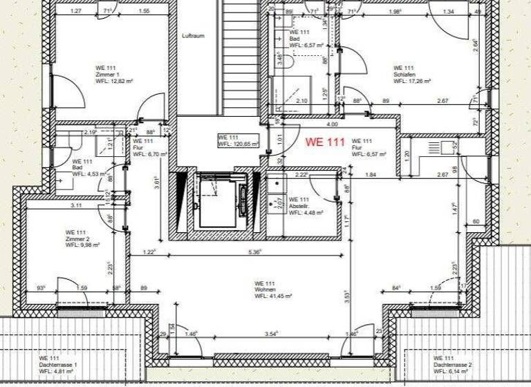 Wohnung zur Miete - Erstbezug 1.930 € 4 Zimmer 120,7 m² 3. Geschoss frei ab sofort Hans-Albrecht-Dicke Straße 11 Innenstadt Osnabrück 49090