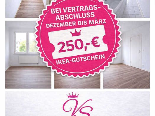 Wohnung zur Miete 280 € 2 Zimmer 46,3 m² 4. Geschoss Geibelstraße 164 Gablenz Chemnitz 09127