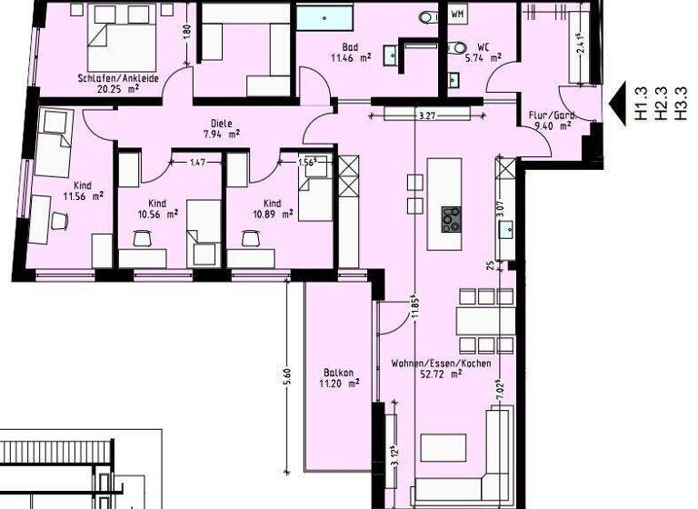 Wohnung zur Miete - Erstbezug 1.725 € 5 Zimmer 143,8 m² 2. Geschoss Untermhaus Gera 07548