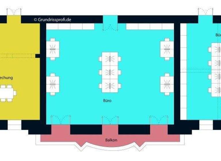 Bürofläche zur Miete provisionsfrei 1.848 € 2 Zimmer 308 m² Bürofläche teilbar ab 308 m² Wachau 01454