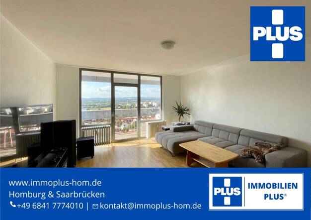 Wohnung zur Miete 630 € 2 Zimmer 66 m² 12. Geschoss Homburg Homburg 66424