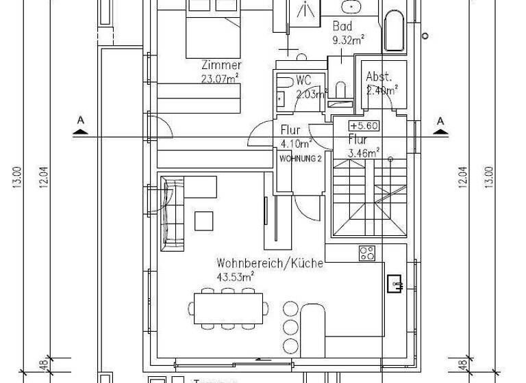 Penthouse zur Miete - Erstbezug 1.200 € 2 Zimmer 84,5 m² 2. Geschoss Latsch 39021