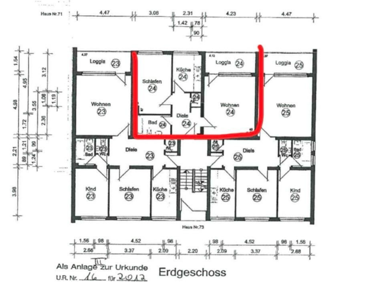 Wohnung zum Kauf als Kapitalanlage geeignet 124.999 € 1,5 Zimmer 58 m² Schwarzbachstraße Mettmann 40822