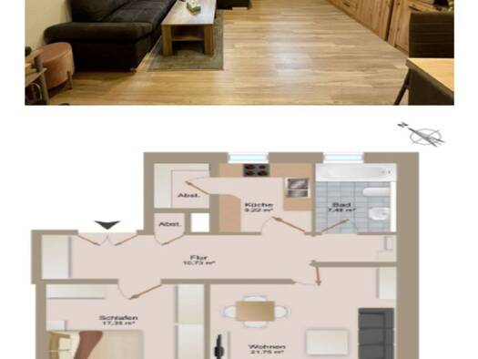 Wohnung zur Miete 726 € 2,5 Zimmer 66 m² frei ab sofort Altlindenau Leipzig 04177