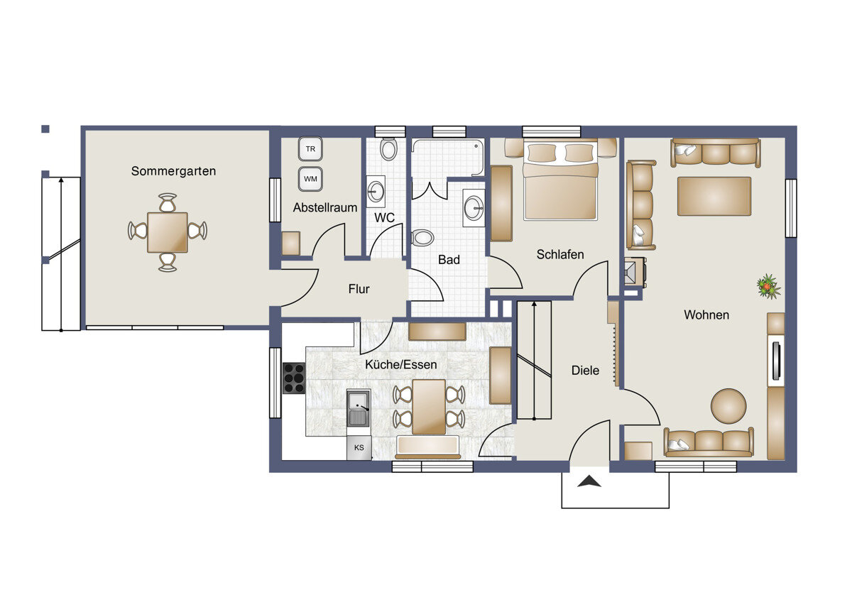 Einfamilienhaus zum Kauf 299.000 € 6 Zimmer 147,1 m²<br/>Wohnfläche 1.000 m²<br/>Grundstück Plaggenburg Aurich 26607