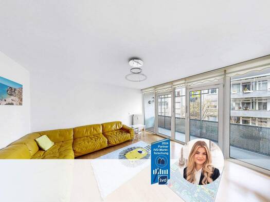 Wohnung zur Miete 880 € 3 Zimmer 77,5 m² 1. Geschoss frei ab 15.05.2026 Spitalhof Nürnberg 90491