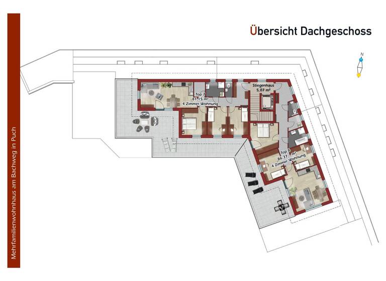 Terrassenwohnung zum Kauf 724.000 € 4 Zimmer 119,9 m² Puch bei Hallein 5412