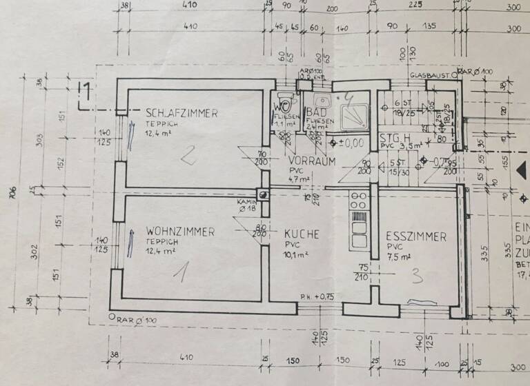 Mehrfamilienhaus zum Kauf 375.000 € 5 Zimmer 144 m² 3.512 m² Grundstück Kemeten 7531