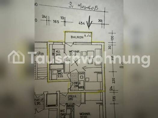 Studio zur Miete Tauschwohnung 870 € 1 Zimmer 38 m² 3. Geschoss Maxvorstadt München 80335
