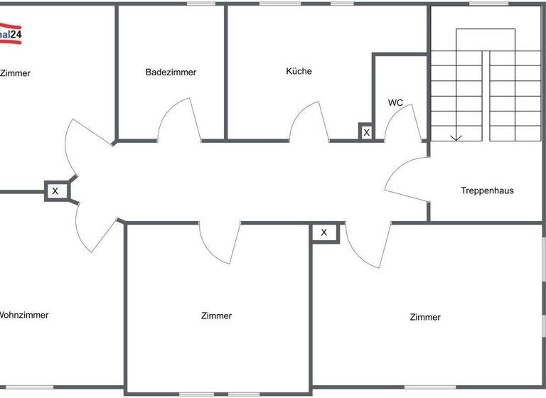 Wohnung zum Kauf 132.000 € 4 Zimmer 78 m² 3 Geschosse Treuchtlingen 91757