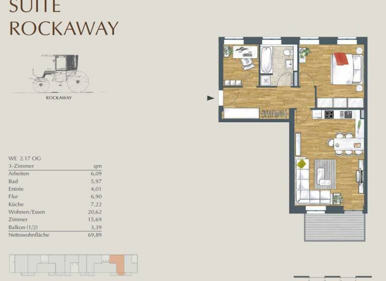 Wohnung zum Kauf 379.000 € 3 Zimmer 70 m² 1. Geschoss frei ab 01.05.2026 Nauener Vorstadt Potsdam 14469