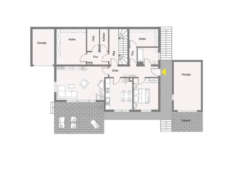 Mehrfamilienhaus zum Kauf 385.000 € 14 Zimmer 240 m² 742 m² Grundstück Heigenbrücken 63869