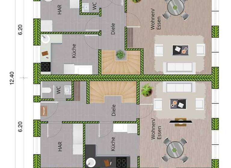 Einfamilienhaus zum Kauf - Erstbezug 389.000 € 4 Zimmer 100 m² 300 m² Grundstück Jemgum Jemgum Ditzum 26844