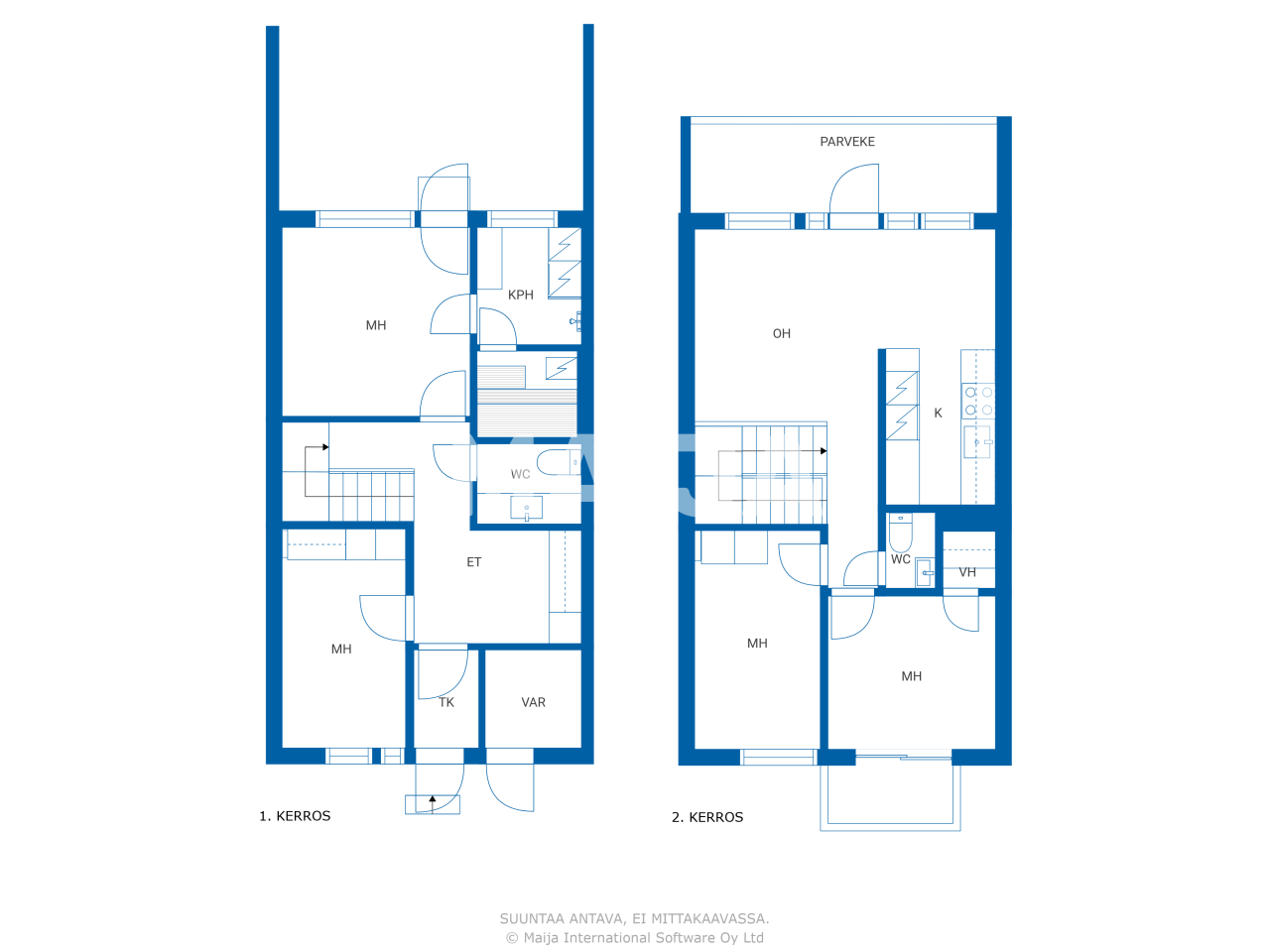 Reihenmittelhaus zum Kauf 238.000 € 5 Zimmer 110 m²<br/>Wohnfläche 9.689,8 m²<br/>Grundstück Pähkinätie 5 Vantaa 01710