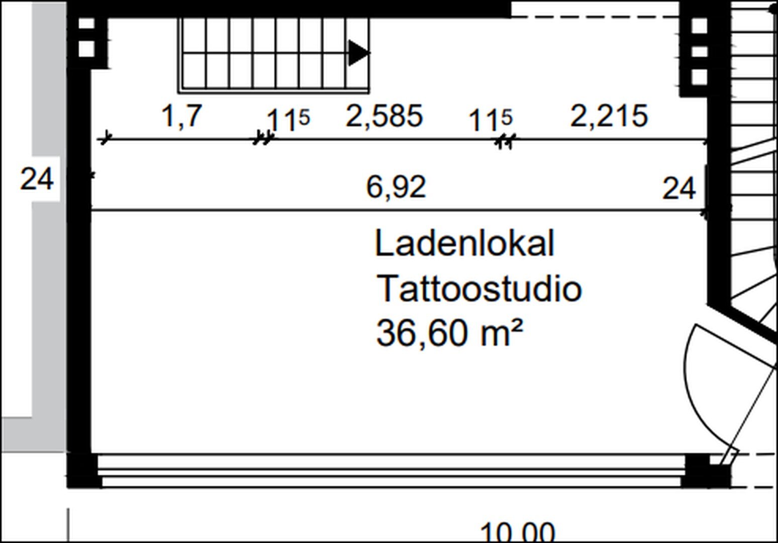 Bürofläche zur Miete provisionsfrei 690 € 37 m²<br/>Bürofläche Grevener Straße 228 Neutor Münster 48149