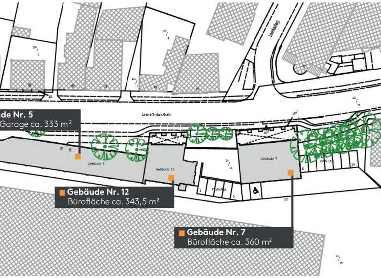 Bürogebäude zum Kauf provisionsfrei 1.632.000 € 1.052 m² Bürofläche Landrat-Christian-Str. 99a und b Lüssum-Bockhorn Bremen 28779