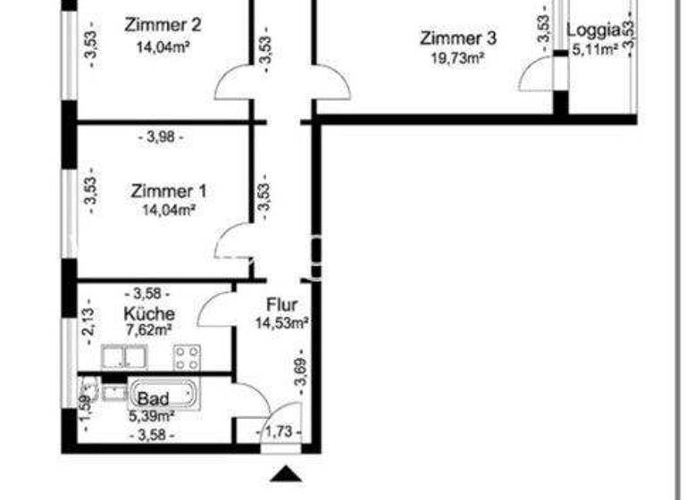 Wohnung zur Miete Tauschwohnung 450 € 3 Zimmer 75 m² 10. Geschoss Marzahn Berlin 12679