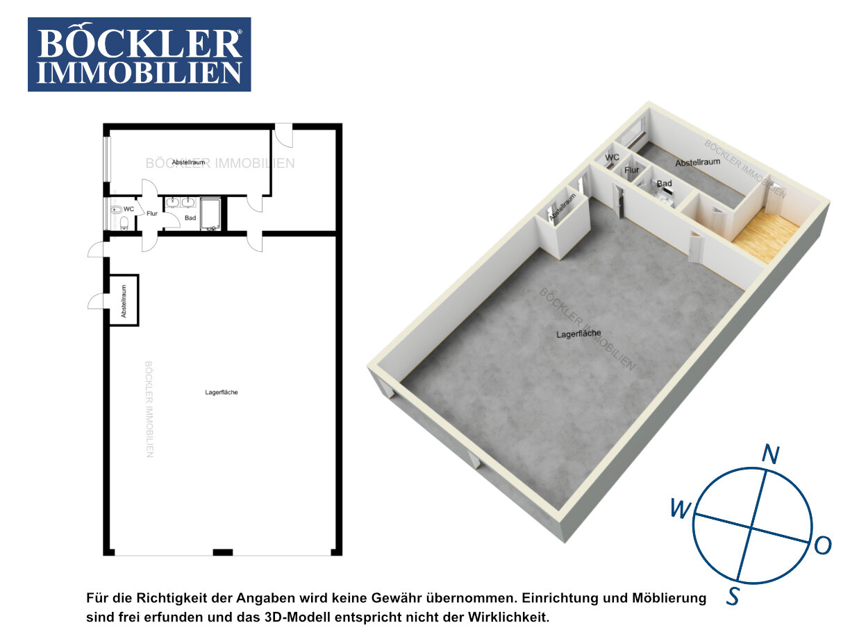 Lagerhalle zur Miete 1.700 € 166 m²<br/>Lagerfläche Buckenberg - Stadtviertel 075 Pforzheim 75175