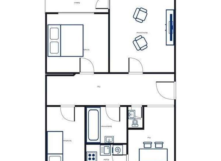 Wohnung zur Miete 654 € 3 Zimmer 75,2 m² 3. Geschoss frei ab 08.03.2026 Vautswiesenweg 10 Waldau Kassel 34123