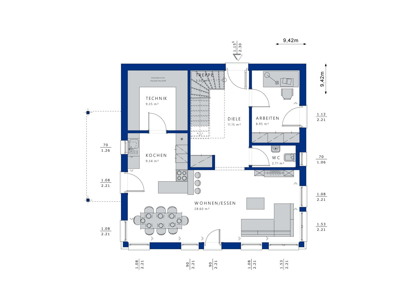 Einfamilienhaus zum Kauf 425.242 € 4 Zimmer 146 m²<br/>Wohnfläche 635 m²<br/>Grundstück Aschersleben Aschersleben 06449