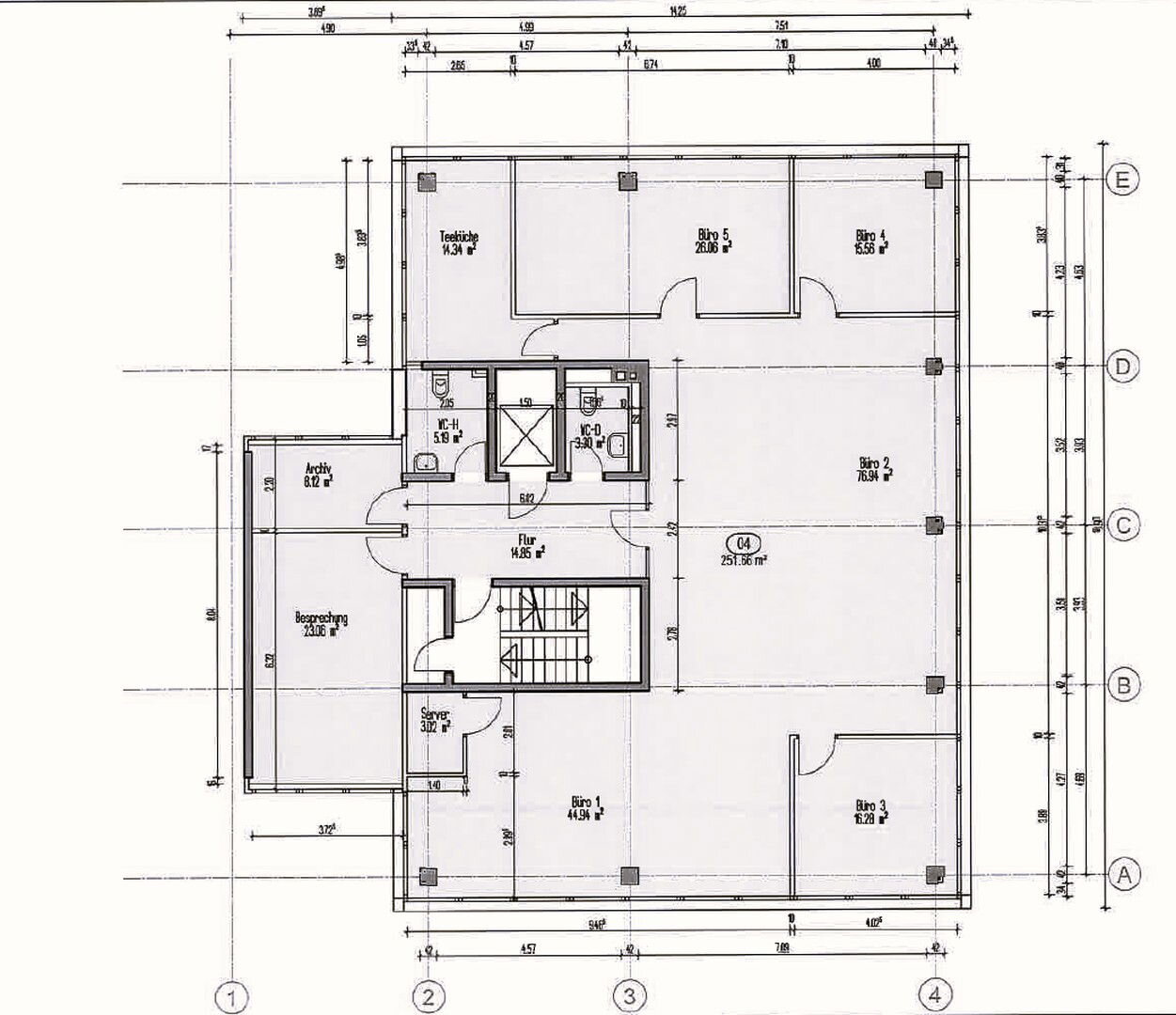 Bürofläche zur Miete provisionsfrei 252 m²<br/>Bürofläche Ettlingerstr. 27 Südstadt - Südlicher Teil Karlsruhe 76135