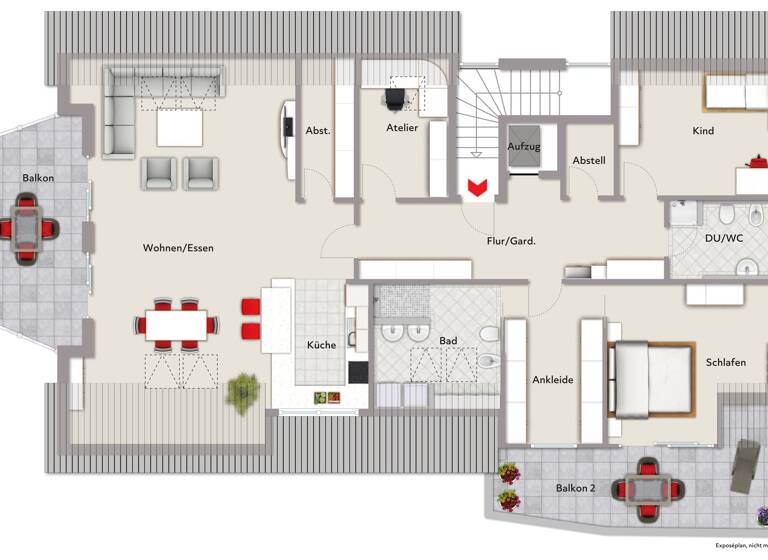 Penthouse zum Kauf 979.000 € 4,5 Zimmer 165 m²<br/>Wohnfläche Eltingen Leonberg 71229