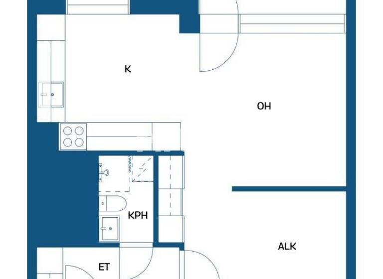 Studio zum Kauf 128.000 € 1 Zimmer 40 m² 4. Geschoss Heinätie 5 Vantaa 01350