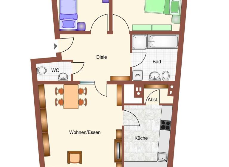 Wohnung zum Kauf 325.000 € 3 Zimmer 85 m²<br/>Wohnfläche Efringen-Kirchen Efringen-Kirchen 79588