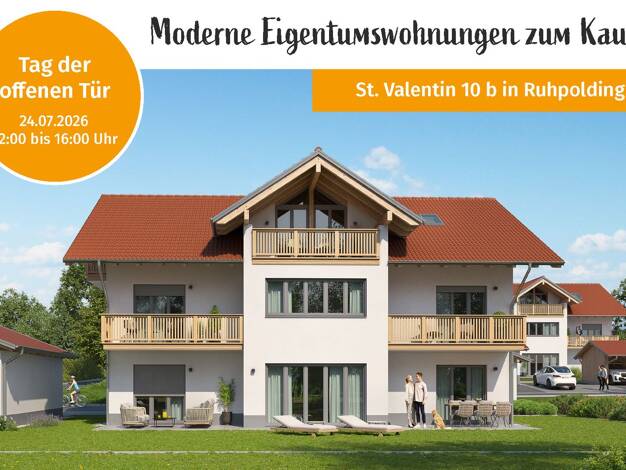Wohnung zum Kauf - Erstbezug provisionsfrei 899.000 € 5 Zimmer 145,3 m² 1. Geschoss St. Valentin Ruhpolding 83324