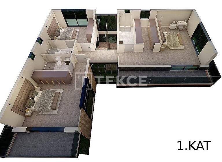 Haus zum Kauf 977.000 € 280 m² 591 m² Grundstück Fethiye