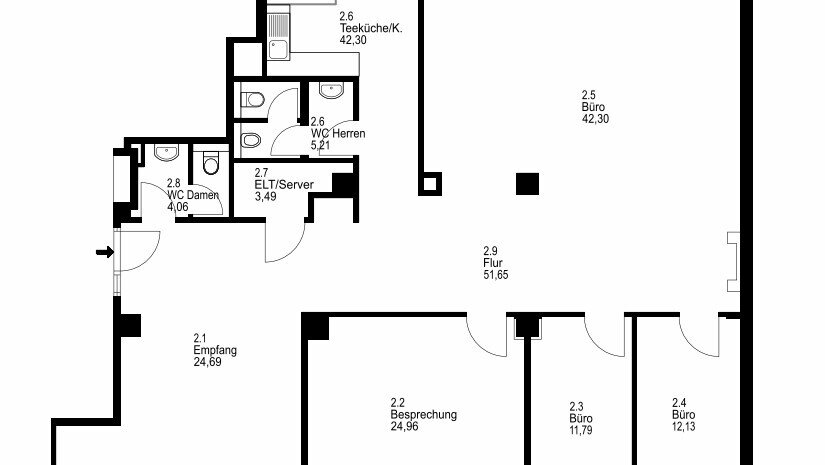 Bürofläche zur Miete provisionsfrei 1.650 € 12 m²<br/>Bürofläche Türkenstrasse Universität München 80333