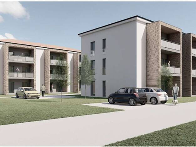 Wohnung zur Miete - Erstbezug 575 € 2,5 Zimmer 36 m² EG frei ab 01.11.2026 Pfarrer-Dickinger-Weg 2 Nittenau Nittenau 93149