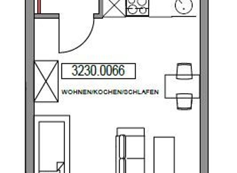 Studio zur Miete 520 € 1 Zimmer 35,4 m² 6. Geschoss Welserstr. 77 Rennweg Nürnberg 90489