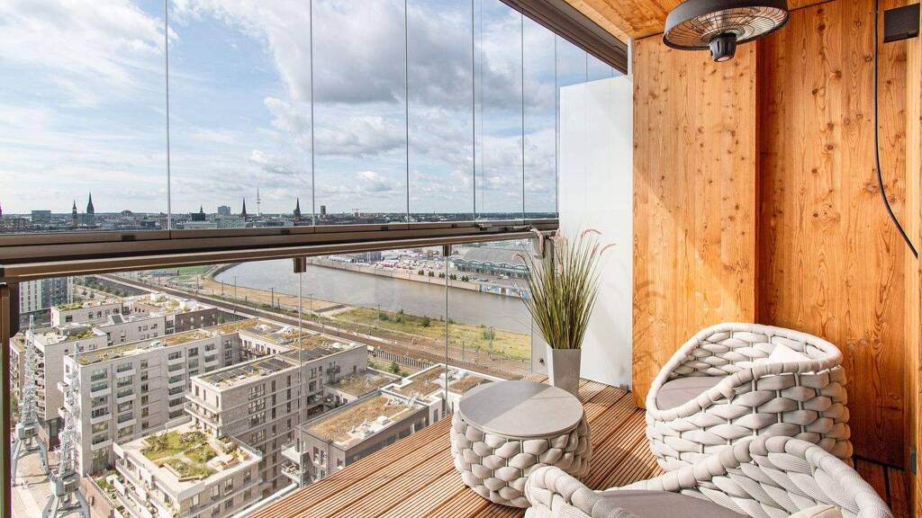 Penthouse zum Kauf 2.495.000 € 3 Zimmer 123 m² 18. Geschoss Rothenburgsort Hamburg 20457