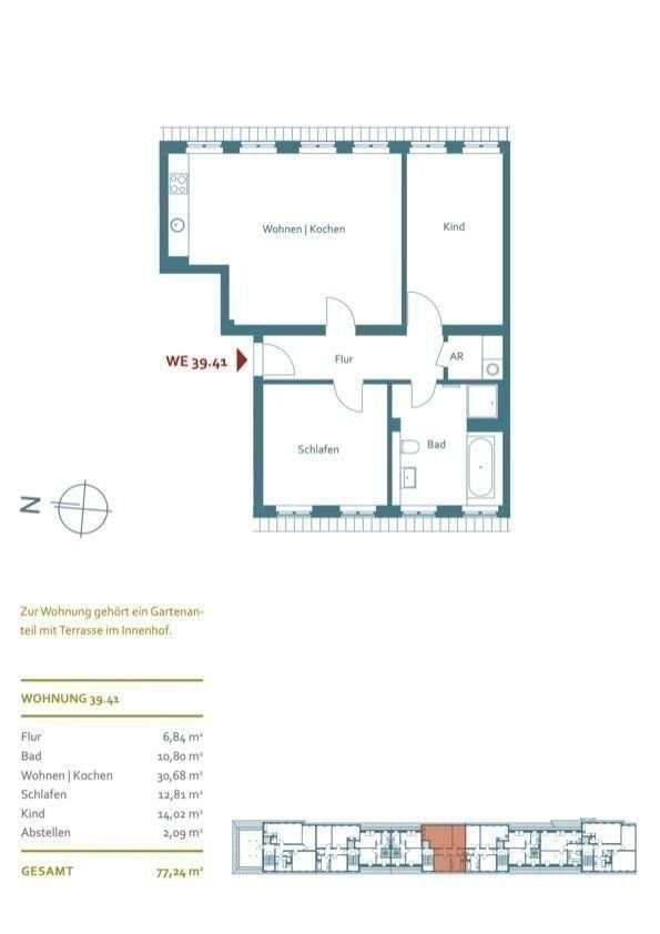 Wohnung zum Kauf provisionsfrei 327.000 € 3 Zimmer 77 m²<br/>Wohnfläche 4.<br/>Geschoss ab sofort<br/>Verfügbarkeit Ilversgehofen Erfurt 99086