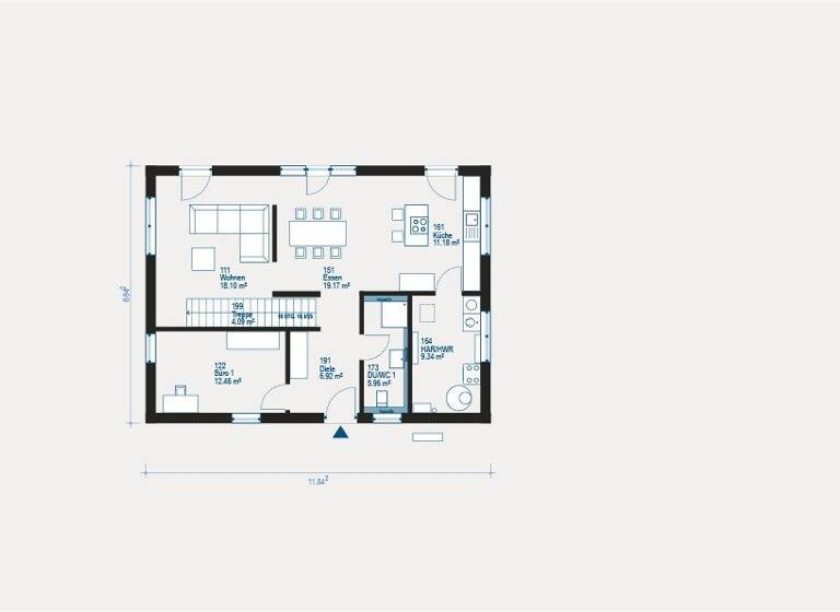 Einfamilienhaus zum Kauf provisionsfrei 550.549 € 5 Zimmer 173,2 m² 528 m² Grundstück Schwebheim 97525