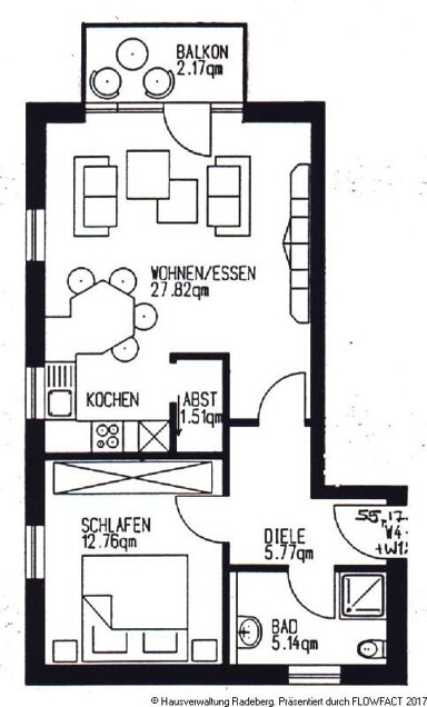 Wohnung zur Miete 410 € 2 Zimmer 55,2 m² Am Wüsteberg 23 Kesselsdorf Kesselsdorf 01723