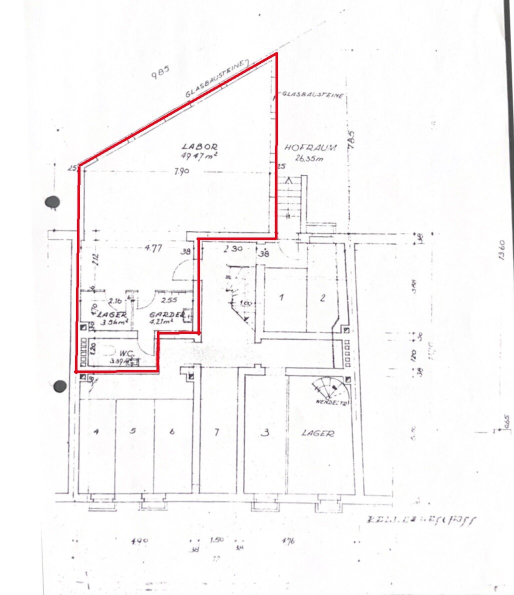 Lagerhalle zur Miete provisionsfrei 250 € 61 m²<br/>Lagerfläche Zentrum Hagen 58095