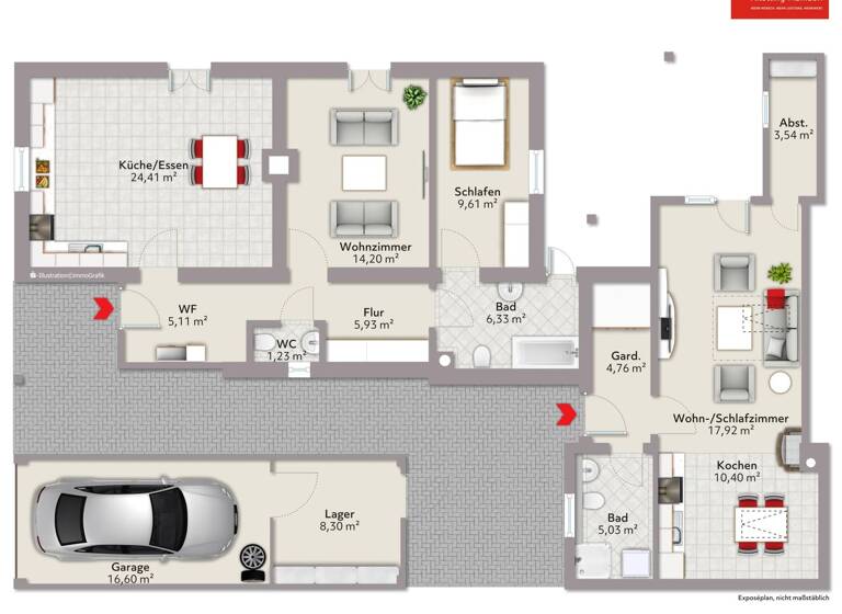 Bungalow zum Kauf 329.000 € 4 Zimmer 108,5 m² 511 m² Grundstück Töging 84513