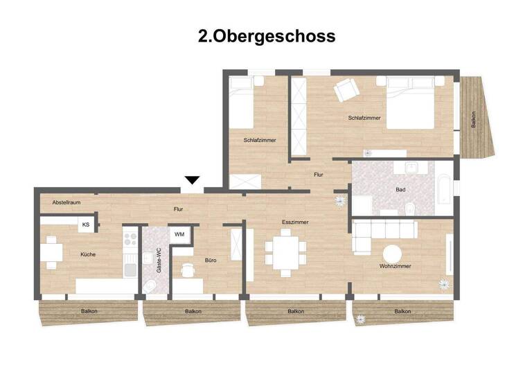 Wohnung zum Kauf 239.000 € 4 Zimmer 110,5 m² Bocholt 46397