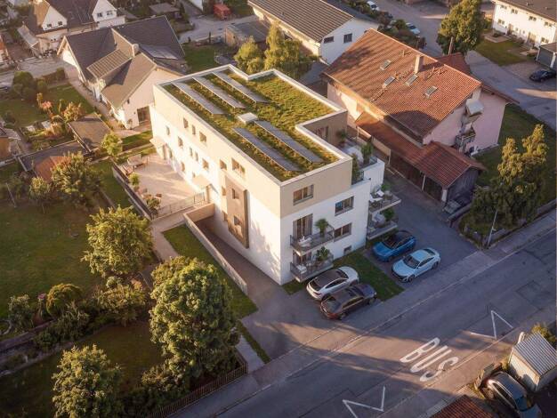 Terrassenwohnung zum Kauf - Erstbezug provisionsfrei 538.000 € 3 Zimmer 76,3 m² Geschoss EG/2 frei ab 01.01.2028 Mangfallstraße Aising Rosenheim 83026