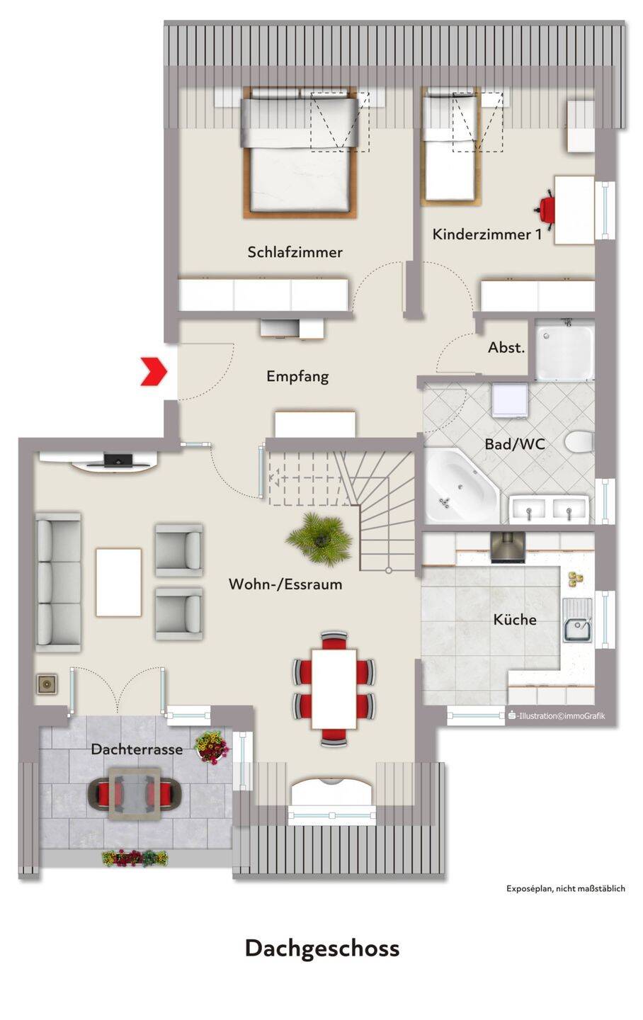 Immobilie in Salz - Galeriewohnung in 97616 Bad Neustadt/ Salz - Bild 1