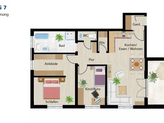 Wohnung zum Kauf 4,5 Zimmer 95,8 m² Creglingen 97993