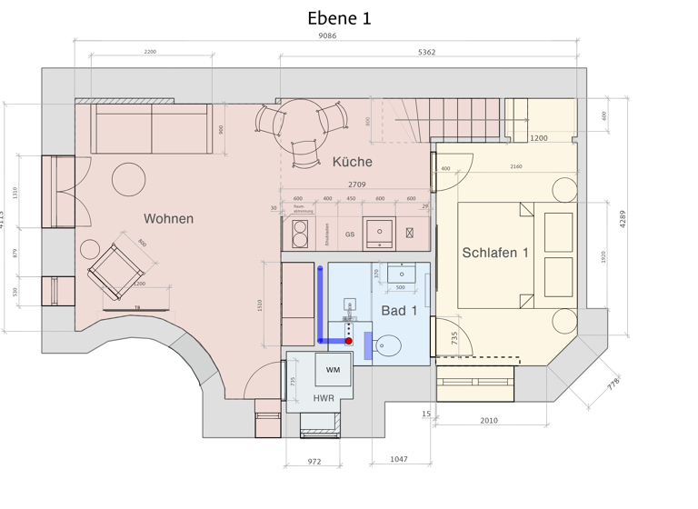Terrassenwohnung zum Kauf 457.000 € 3 Zimmer 47 m²<br/>Wohnfläche EG<br/>Geschoss Charlottenburg Berlin 10625