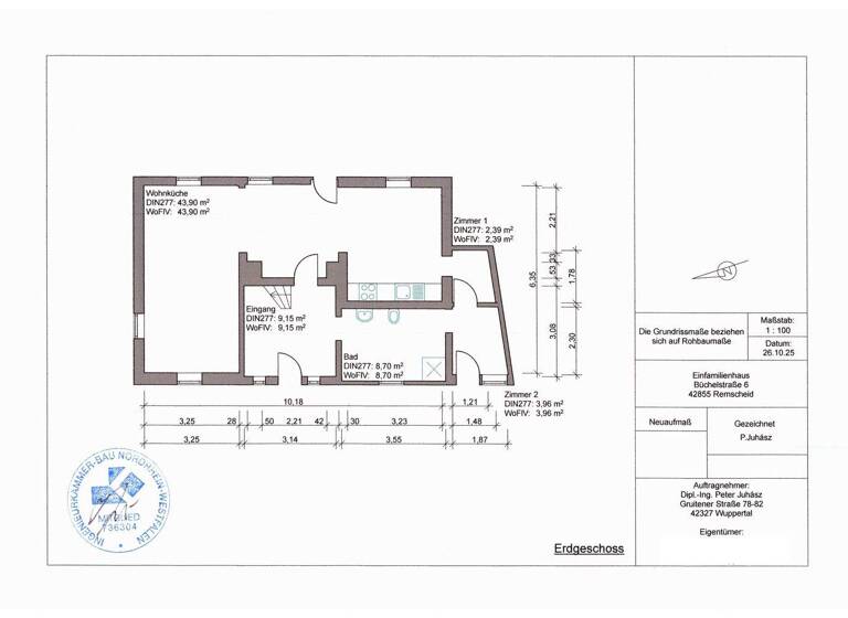 Einfamilienhaus zum Kauf 139.000 € 6 Zimmer 162,9 m² 285 m² Grundstück Nord Remscheid 42855