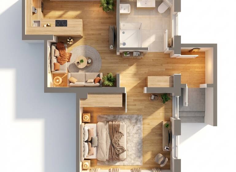 Wohnung zur Miete 1.600 € 1,5 Zimmer 39,6 m² Geschoss EG/2 frei ab sofort Kirchenweg 22 Westerland Sylt 25980