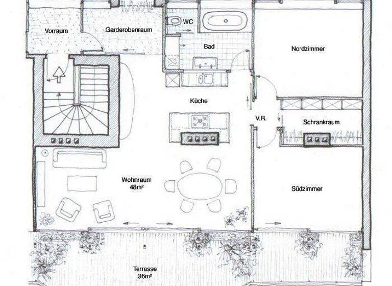 Wohnung zur Miete 1.468 € 3 Zimmer 105 m² Wien 1210
